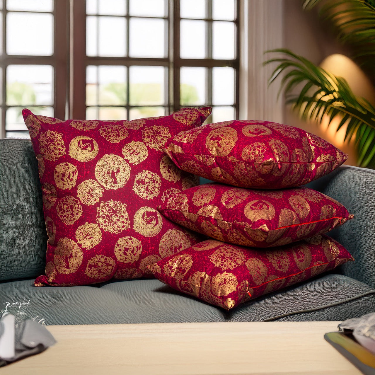 Red - Pillows by Ruth -