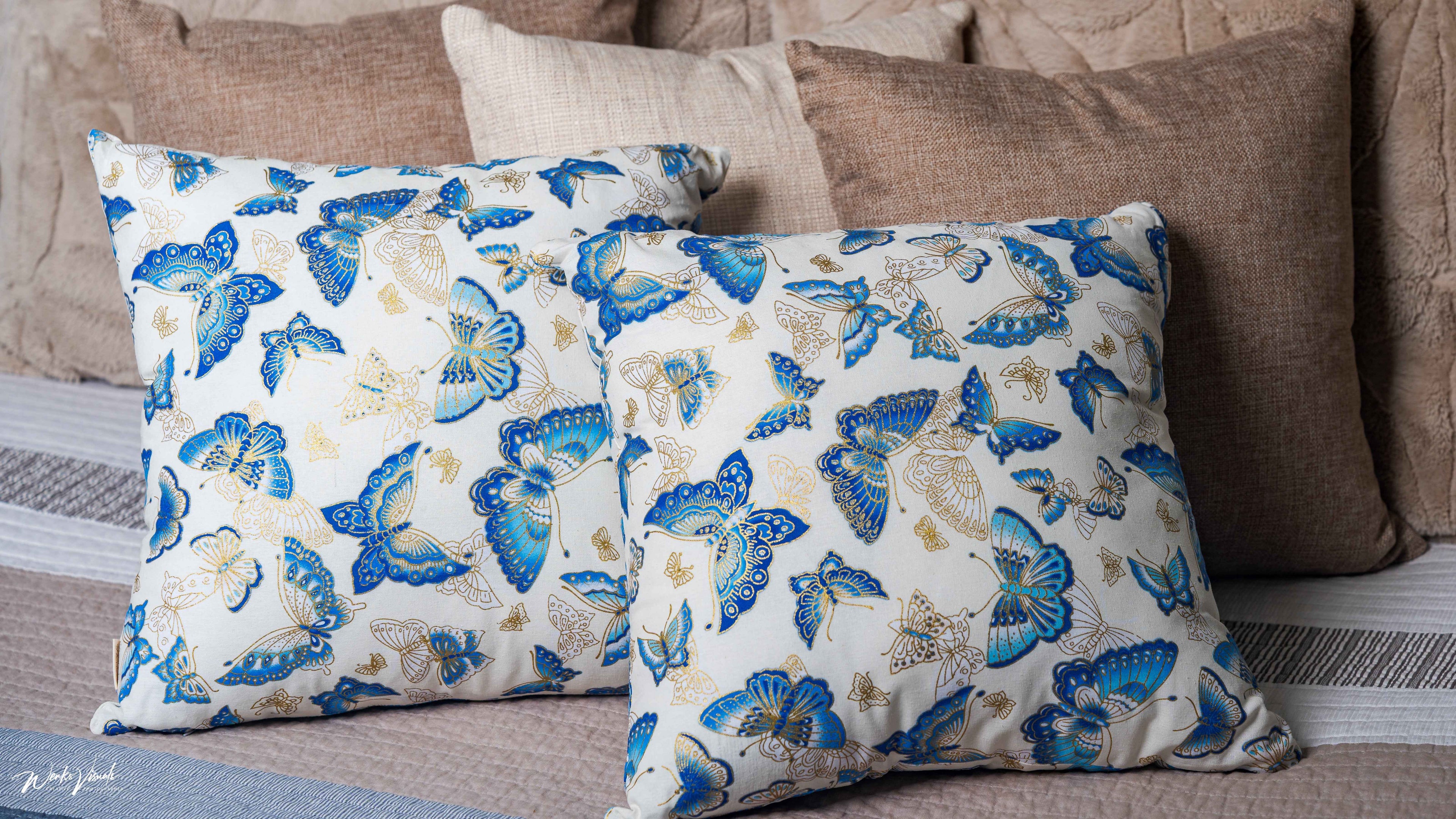 Japanese Butterfly Pillows