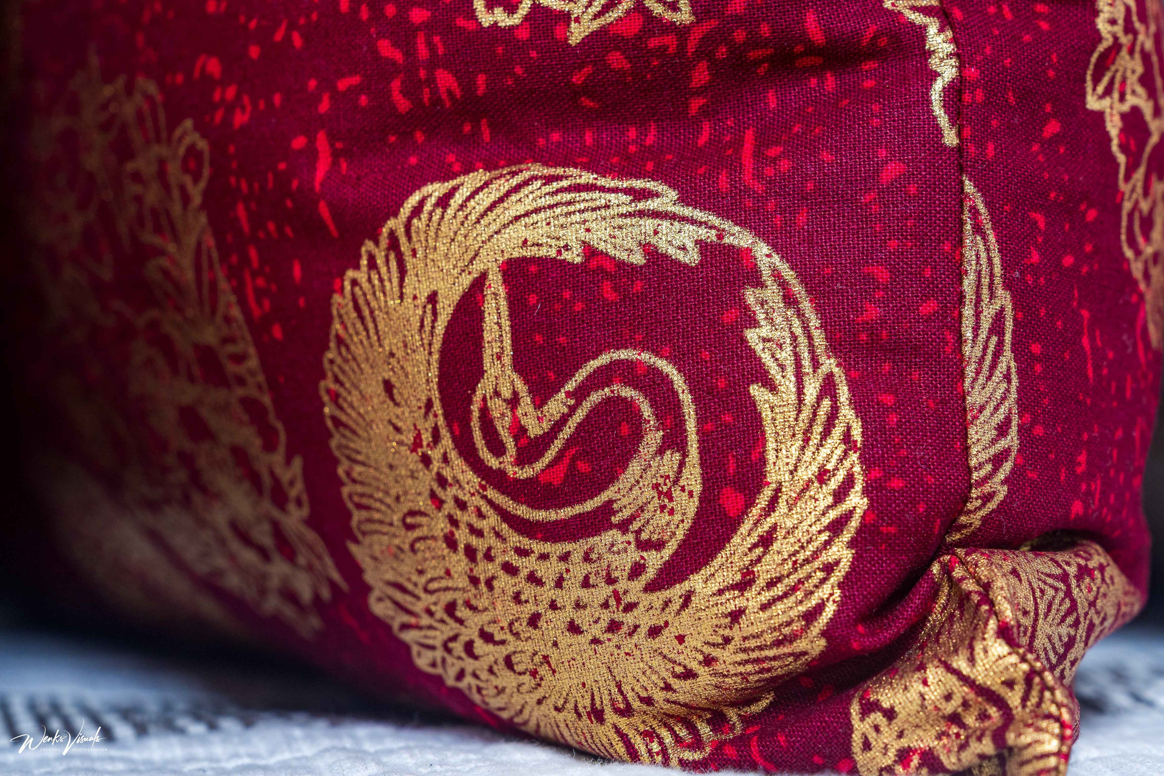 Japanese Peacock Pillow