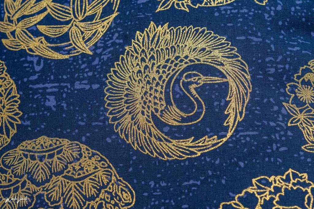 Japanese Peacock Pillow